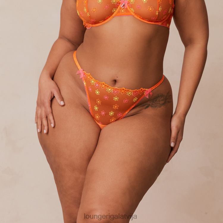Lounge sievietes apelsīns apakšveļa DJJ8B257 neona g-string