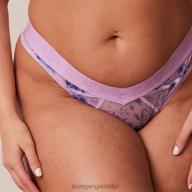 Lounge sievietes ceriņi apakšveļa DJJ8B294 ziedu sieta siksnas