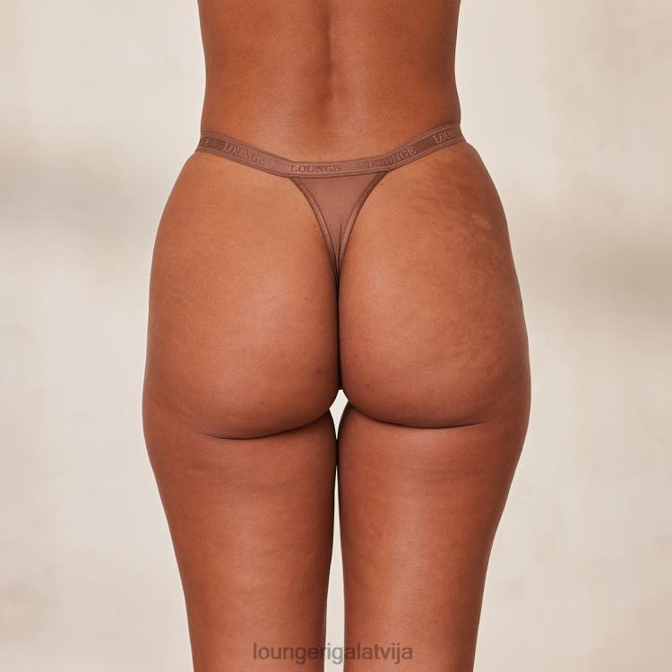 Lounge sievietes kastanis apakšveļa DJJ8B515 gluda sieta siksna