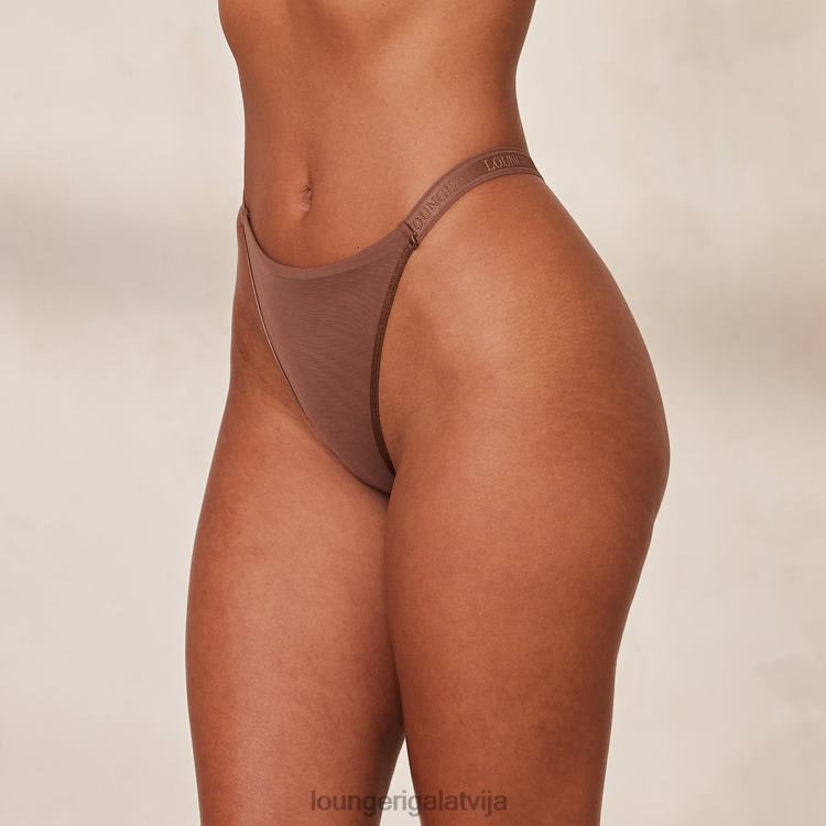 Lounge sievietes kastanis apakšveļa DJJ8B515 gluda sieta siksna