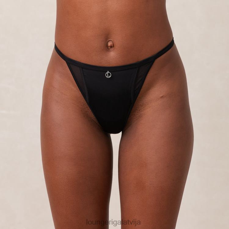 Lounge sievietes melns apakšveļa DJJ8B529 klasiskās siksnas