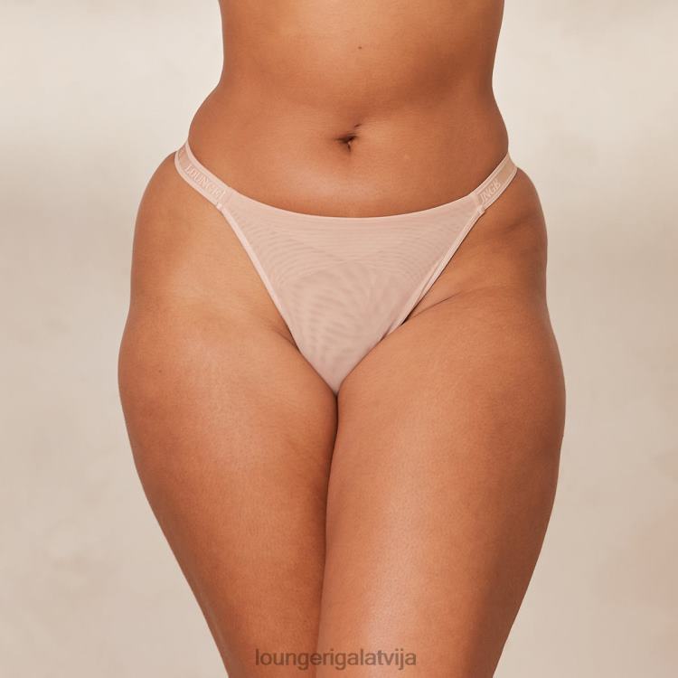 Lounge sievietes taupe apakšveļa DJJ8B516 gluda sieta siksna