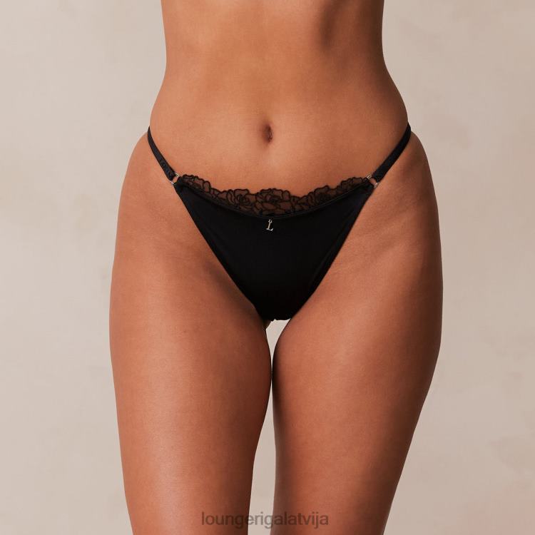 Lounge sievietes melns apakšveļa DJJ8B584 pretgravitācijas biksītes
