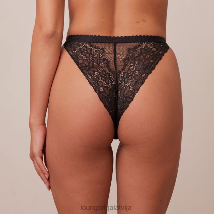 Lounge sievietes melns apakšveļa DJJ8B608 elegantas biksītes