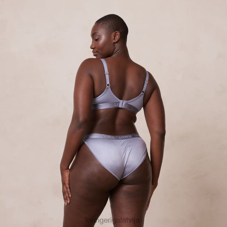 Lounge sievietes kūpināta zila apakšveļa DJJ8B38 gluds, piesardzīgs krūšturis un siksnu/biksīšu komplekts