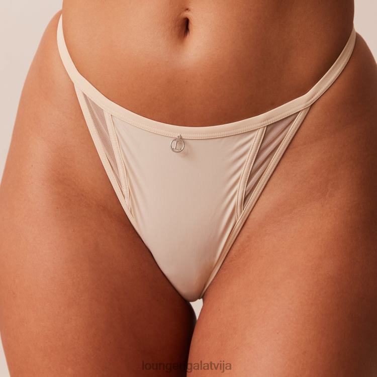 Lounge sievietes latte apakšveļa DJJ8B114 klasisks t-kreklu krūšturis un siksnu/biksīšu komplekts