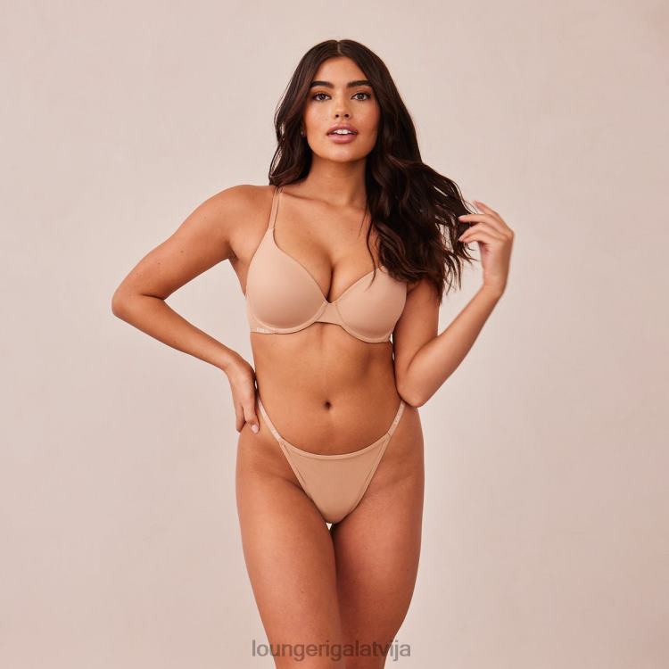 Lounge sievietes medus apakšveļa DJJ8B112 gluds klasisks t-kreklu krūšturis un siksnu/biksīšu komplekts