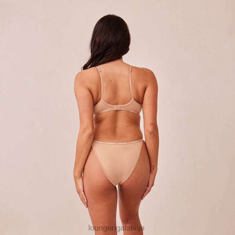 Lounge sievietes medus apakšveļa DJJ8B112 gluds klasisks t-kreklu krūšturis un siksnu/biksīšu komplekts