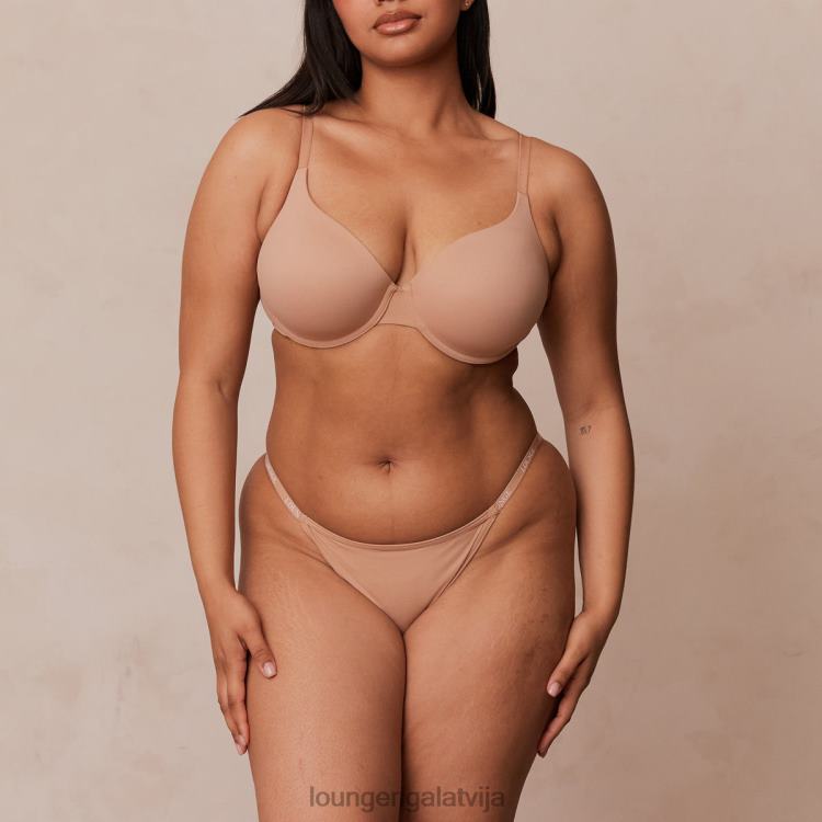 Lounge sievietes medus apakšveļa DJJ8B112 gluds klasisks t-kreklu krūšturis un siksnu/biksīšu komplekts