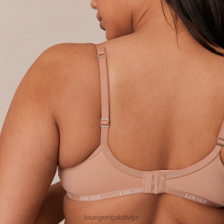 Lounge sievietes medus apakšveļa DJJ8B112 gluds klasisks t-kreklu krūšturis un siksnu/biksīšu komplekts