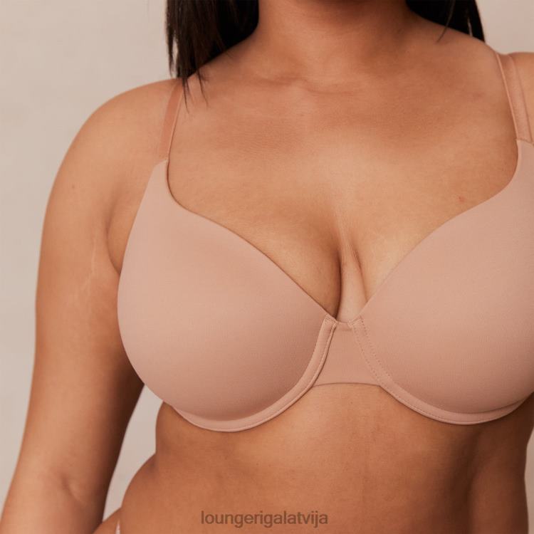 Lounge sievietes medus apakšveļa DJJ8B112 gluds klasisks t-kreklu krūšturis un siksnu/biksīšu komplekts