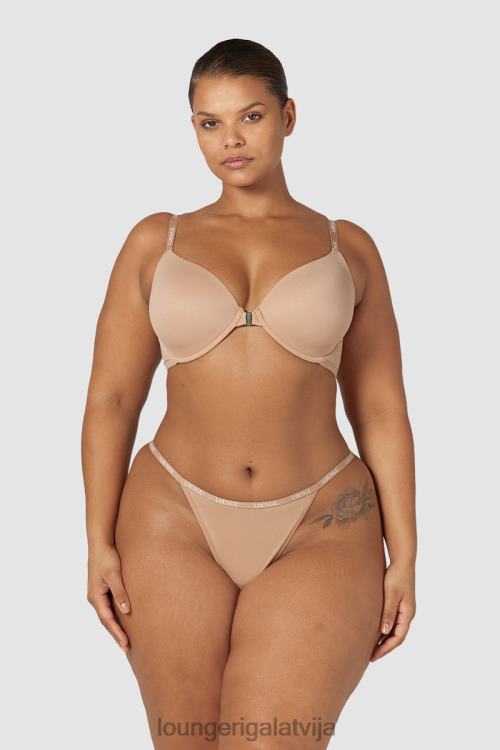 Lounge sievietes medus apakšveļa DJJ8B148 gluds priekšpuses stiprinājums T-kreklu krūšturis un siksnu/biksīšu komplekts