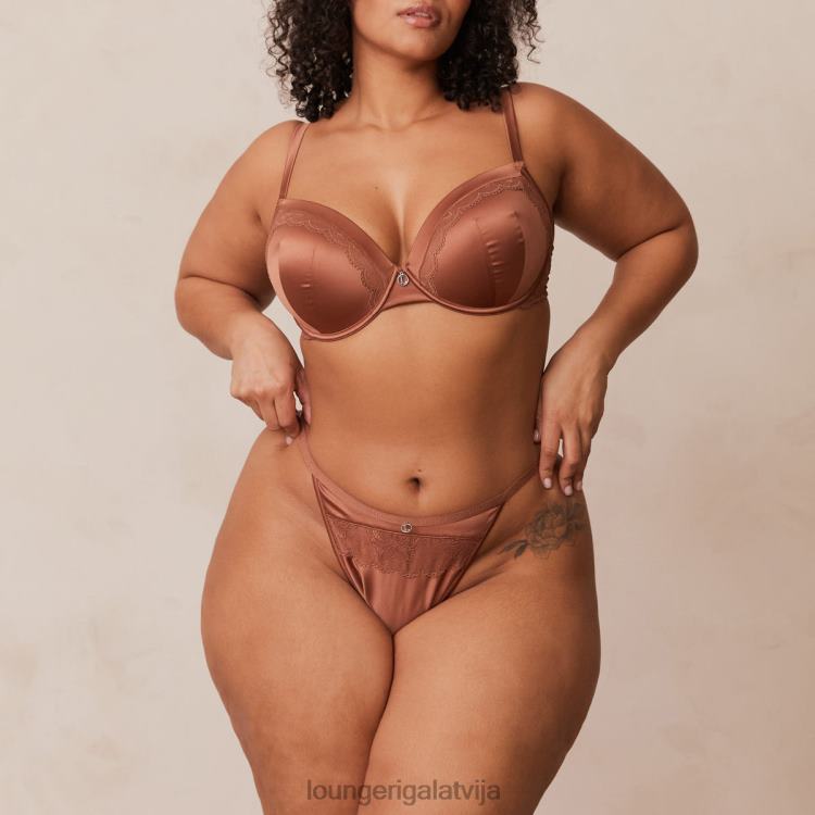 Lounge sievietes mokas apakšveļa DJJ8B141 mīksta satīna t-kreklu krūšturis un siksnu/biksīšu komplekts