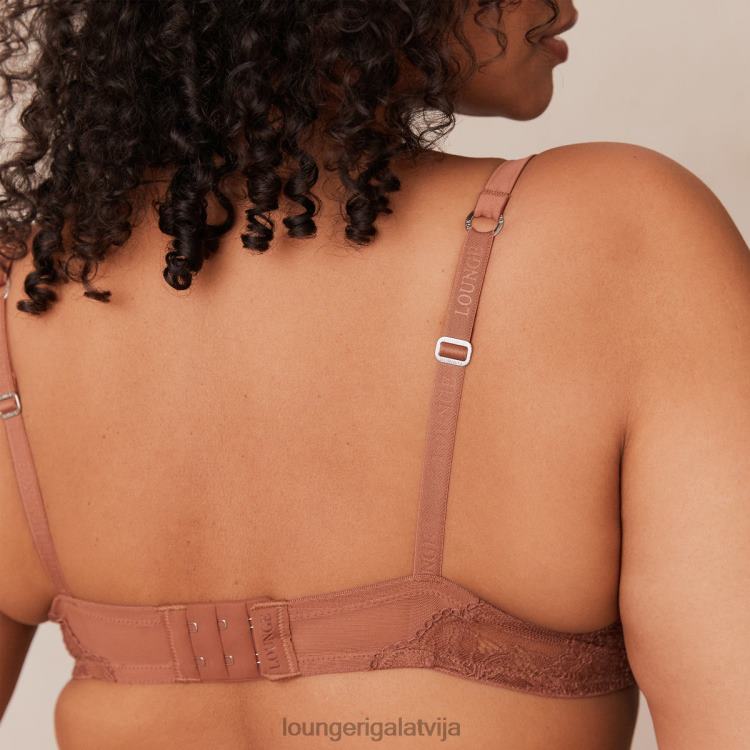 Lounge sievietes mokas apakšveļa DJJ8B141 mīksta satīna t-kreklu krūšturis un siksnu/biksīšu komplekts