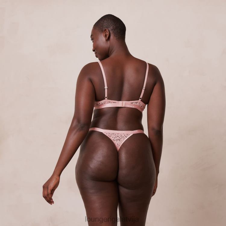 Lounge sievietes rozā apakšveļa DJJ8B78 balkona krūšturis un siksnu komplekts