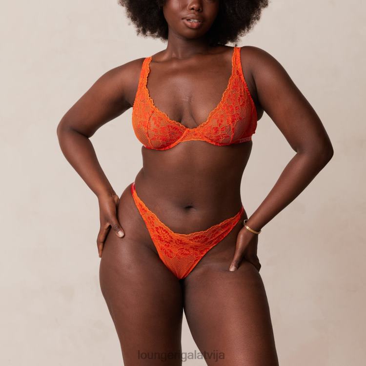 Lounge sievietes sarkans apakšveļa DJJ8B49 luksusa balkona krūšturis un siksnu/biksīšu komplekts