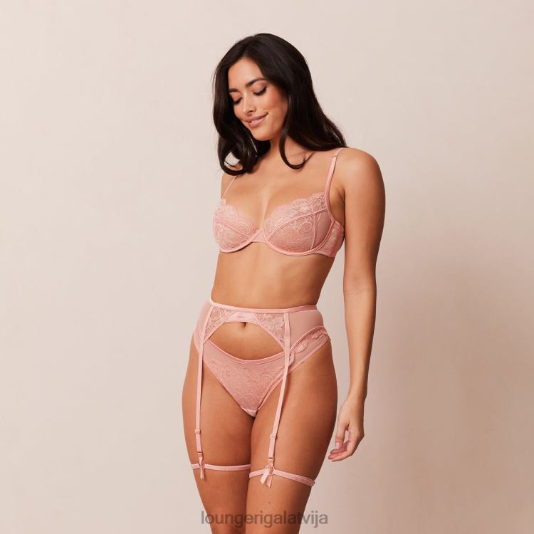 Lounge sievietes rozā apakšveļa DJJ8B343 Luīzes intīmo kopumu komplekts