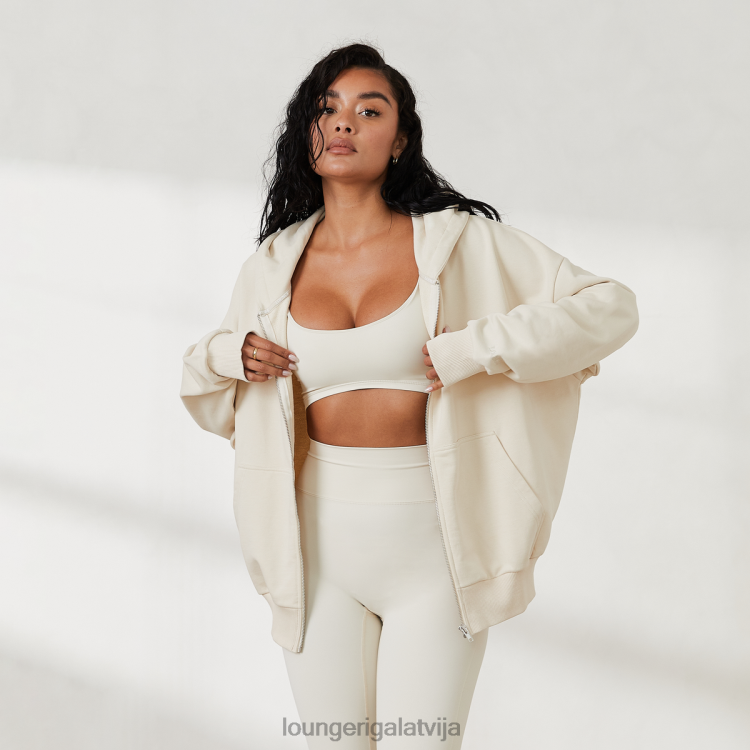 Lounge sievietes kaulu apģērbu DJJ8B807 lielizmēra rāvējslēdzēja kapuci x jess hunt