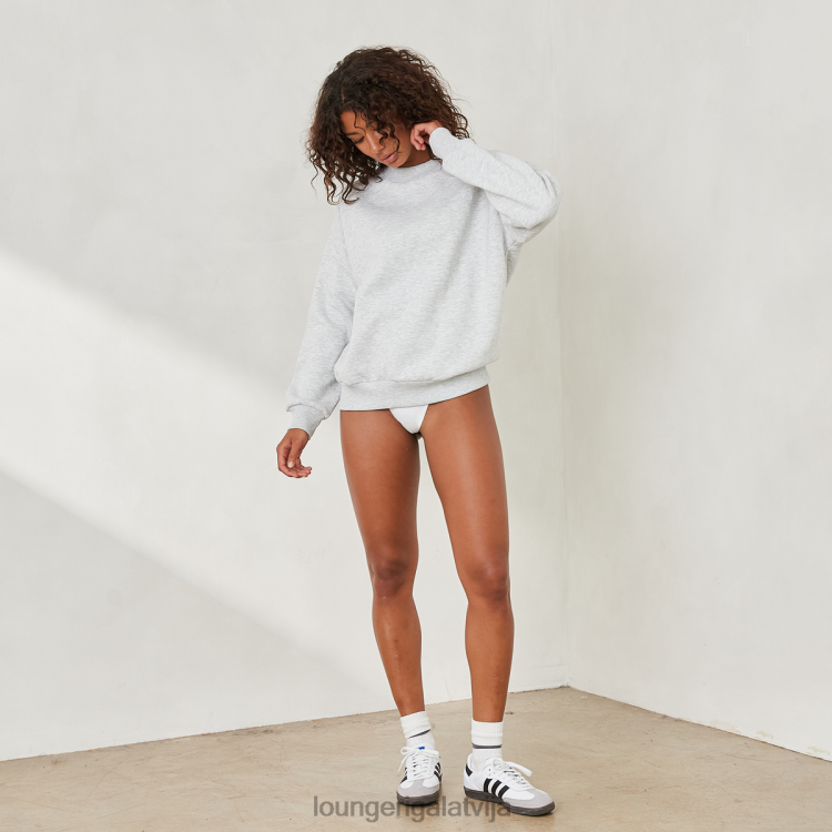 Lounge sievietes sala melanža apģērbu DJJ8B884 Būtisks džemperis ar apkakli